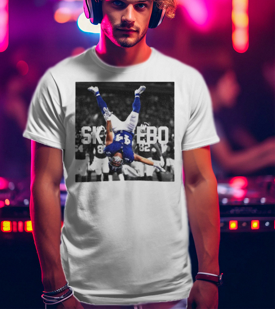 Cam Skattebo Backflip New York Giants NFL Football 2025 T-Shirt