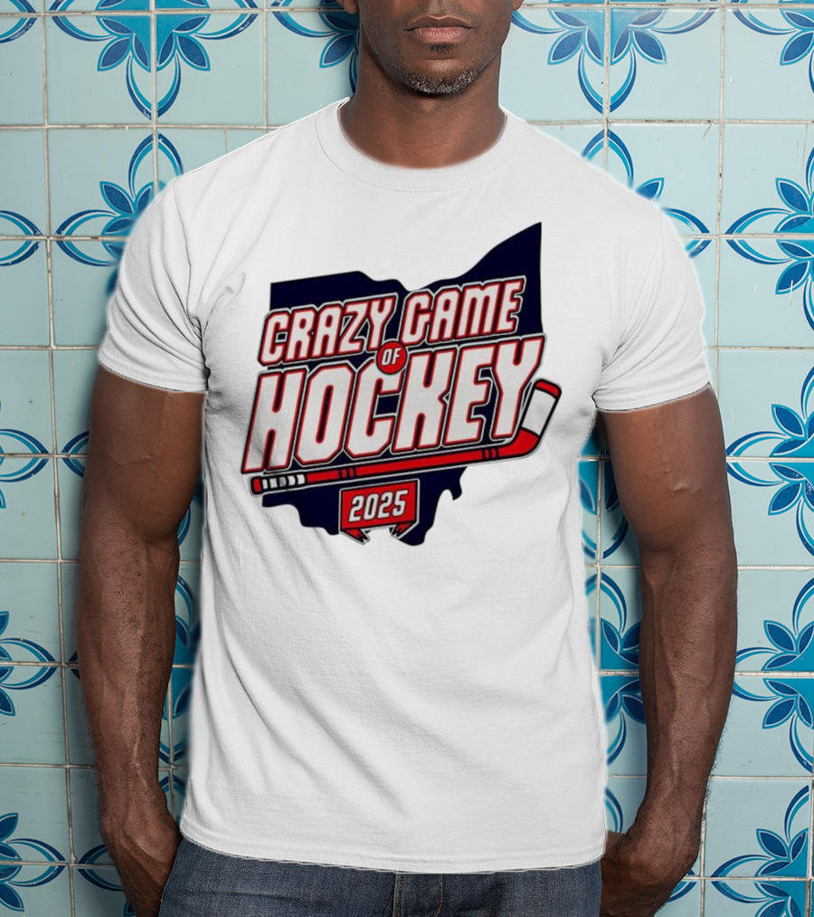 Crazy Game Of Hockey 2025 T-Shirt