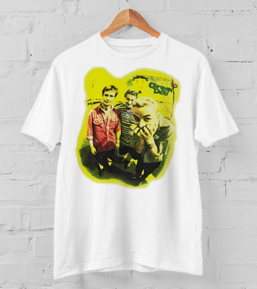 Green Day Dookie Tour 1994 Vintage Punk Rock Band Image T-Shirt