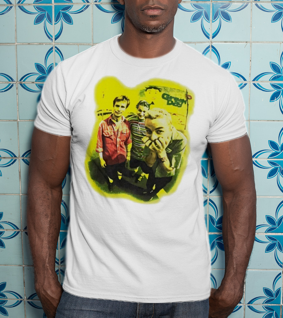 Green Day Dookie Tour 1994 Vintage Punk Rock Band Image T-Shirt