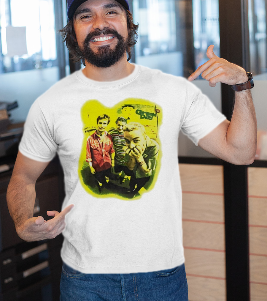 Green Day Dookie Tour 1994 Vintage Punk Rock Band Image T-Shirt