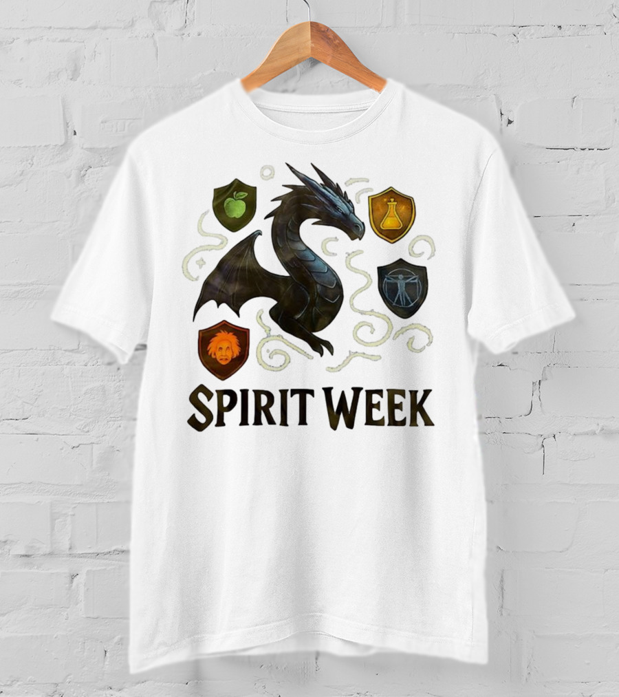 Dragon Shield Icons Spirit Week Design T-Shirt
