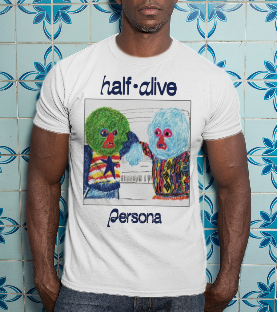 Half Alive Persona Crayon Art Duo T-Shirt