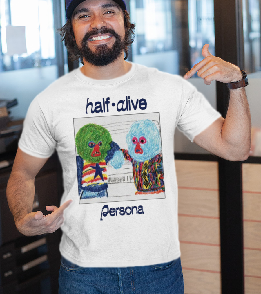 Half Alive Persona Crayon Art Duo T-Shirt
