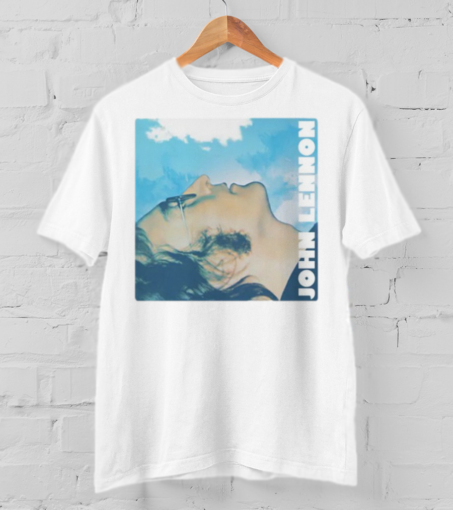 John Lennon Skyward Watercolor Portrait T-Shirt