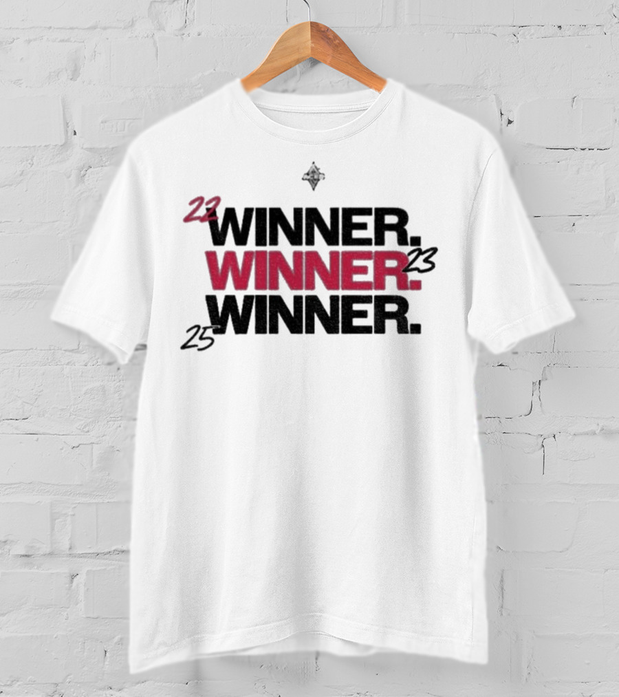 WNBA Champions Las Vegas Aces 2022 2023 2025 Winner T-Shirt