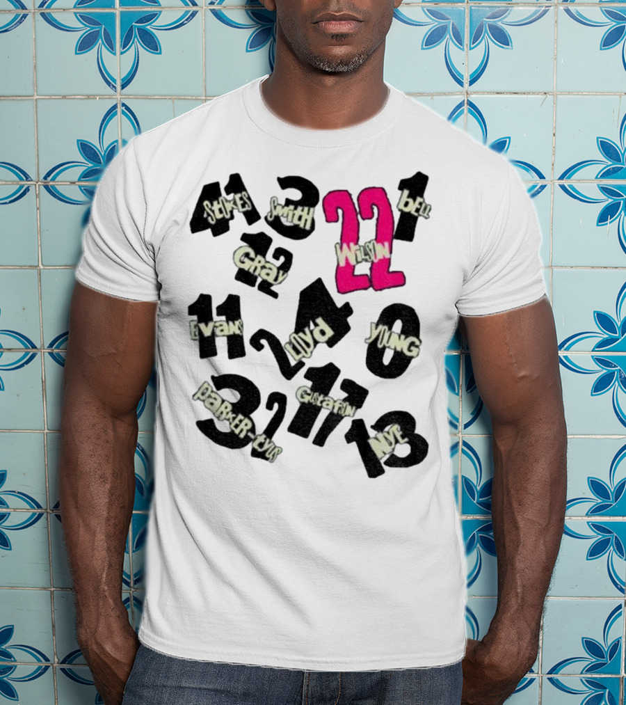 Las Vegas Aces 2022-23-25 World Champions Lloyd Wilson Young Parker Bell Stokes Smith Gray Plum Evans T-Shirt