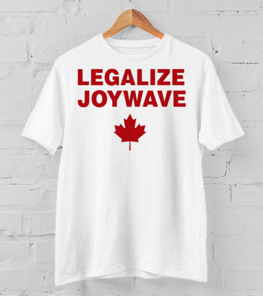 Legalize Joywave Maple Leaf Icon Canada Theme T-Shirt