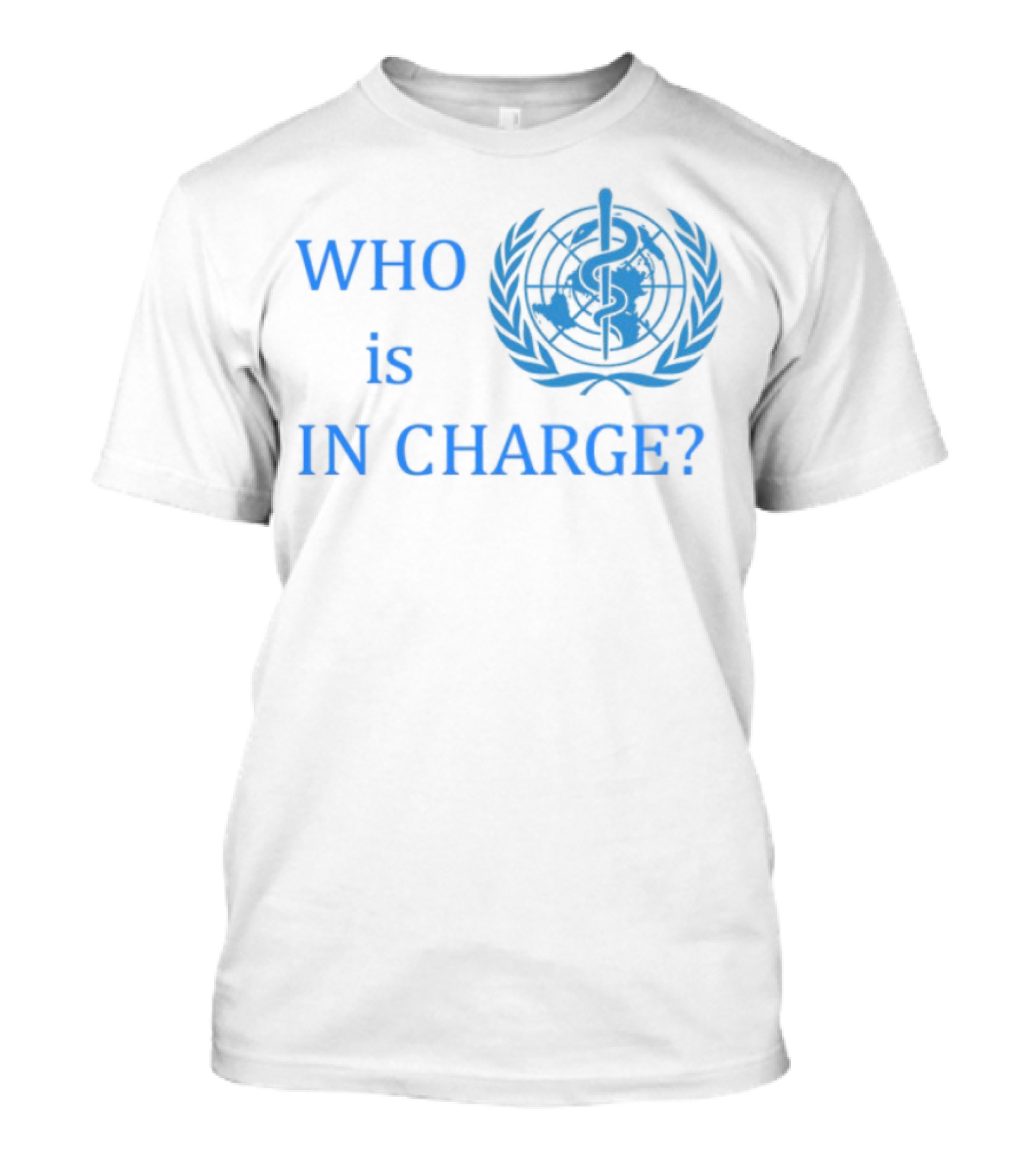 Liz Churchill WHO Is In Charge Wording With Emblem T-Shirt