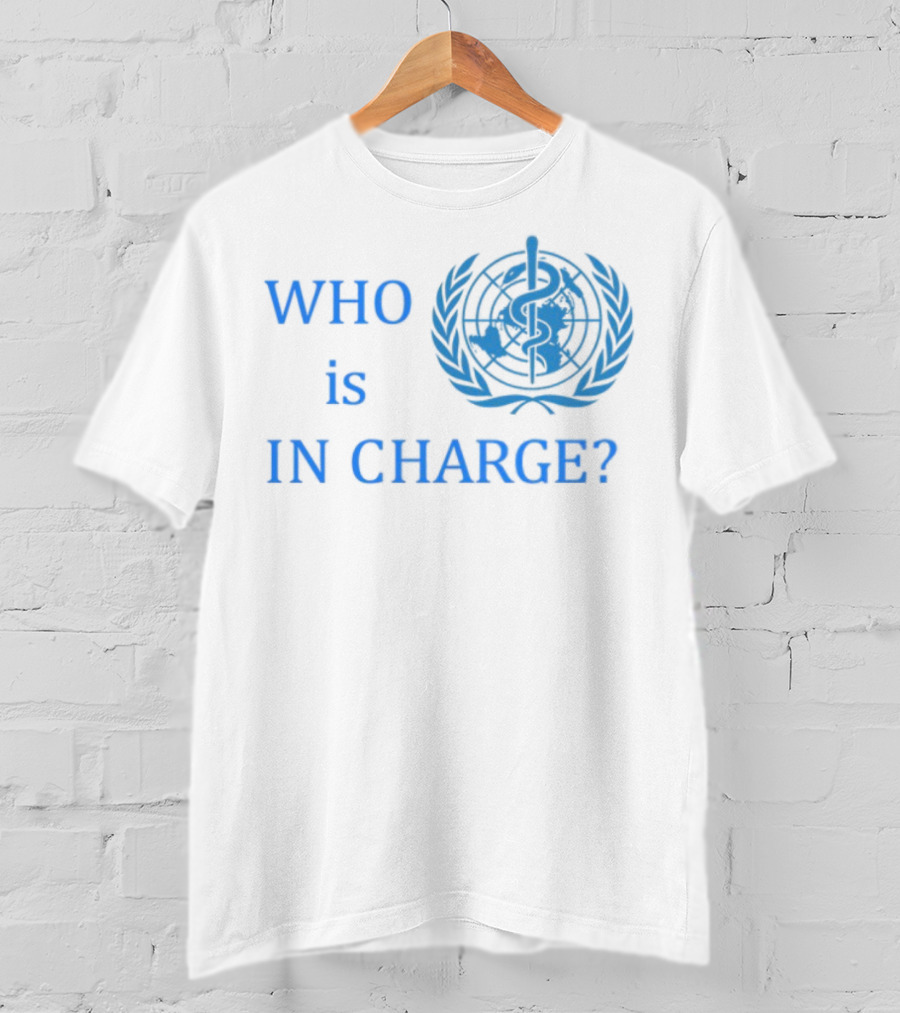 Liz Churchill WHO Is In Charge Wording With Emblem T-Shirt