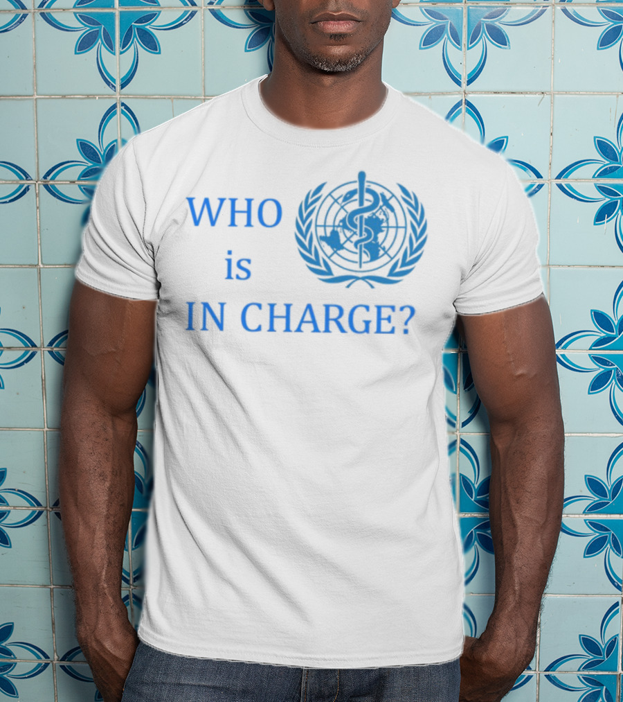 Liz Churchill WHO Is In Charge Wording With Emblem T-Shirt