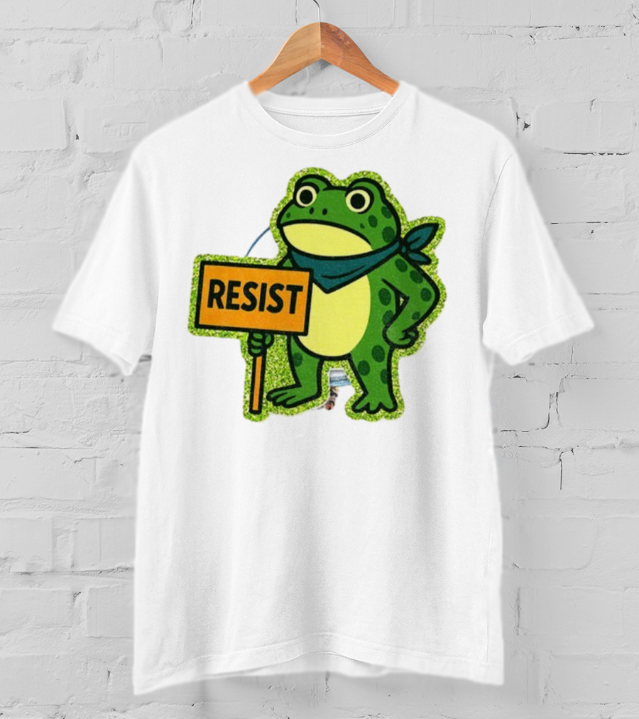 Portland Protest Frog Resist Freedom Anti-ICE T-Shirt