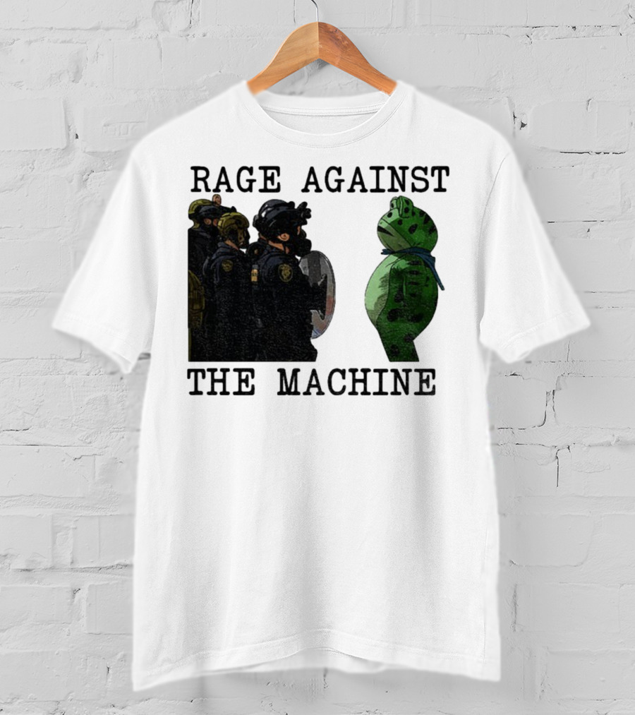Rage Against The Machine Portland Frog Protest Poland 2025 Political T-Shirt