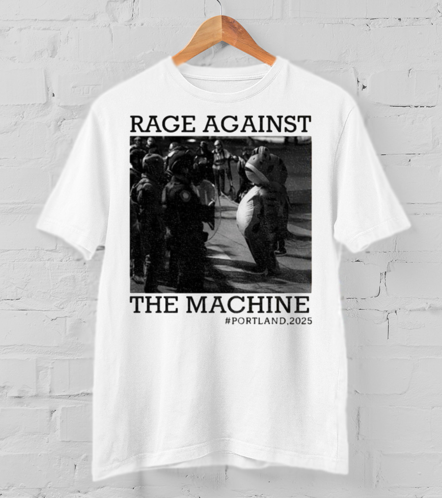 Rage Against The Machine Portland Frog Protest 2025 T-Shirt