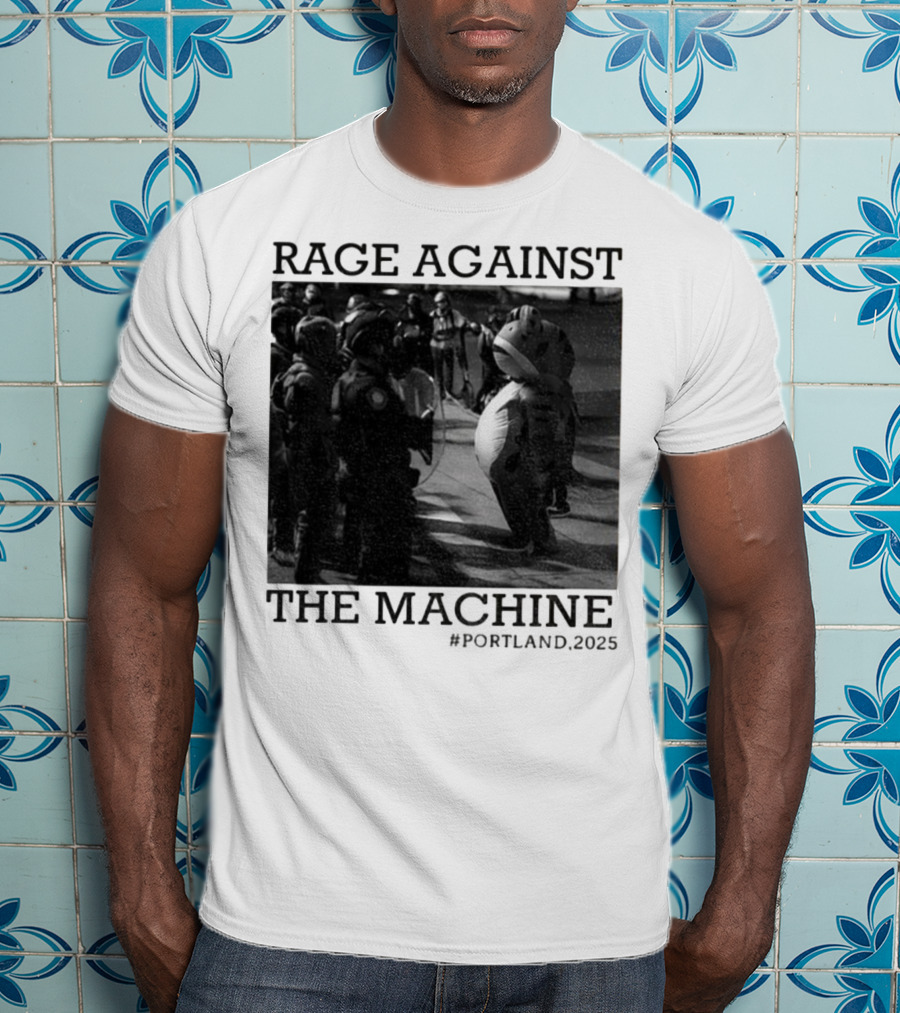Rage Against The Machine Portland Frog Protest 2025 T-Shirt