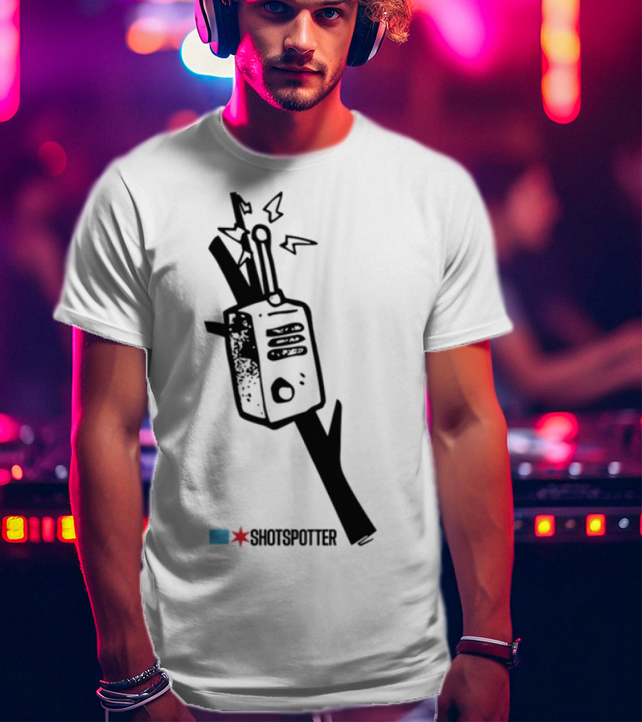 Raymondalopez Walkie-Talkie Shotspotter Image T-Shirt