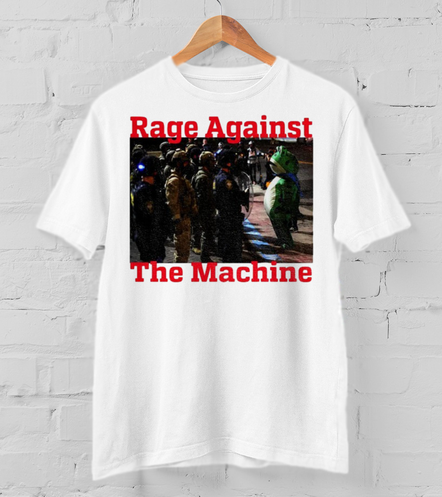 Rage Against The Machine Portland Frog Protest T-Shirt