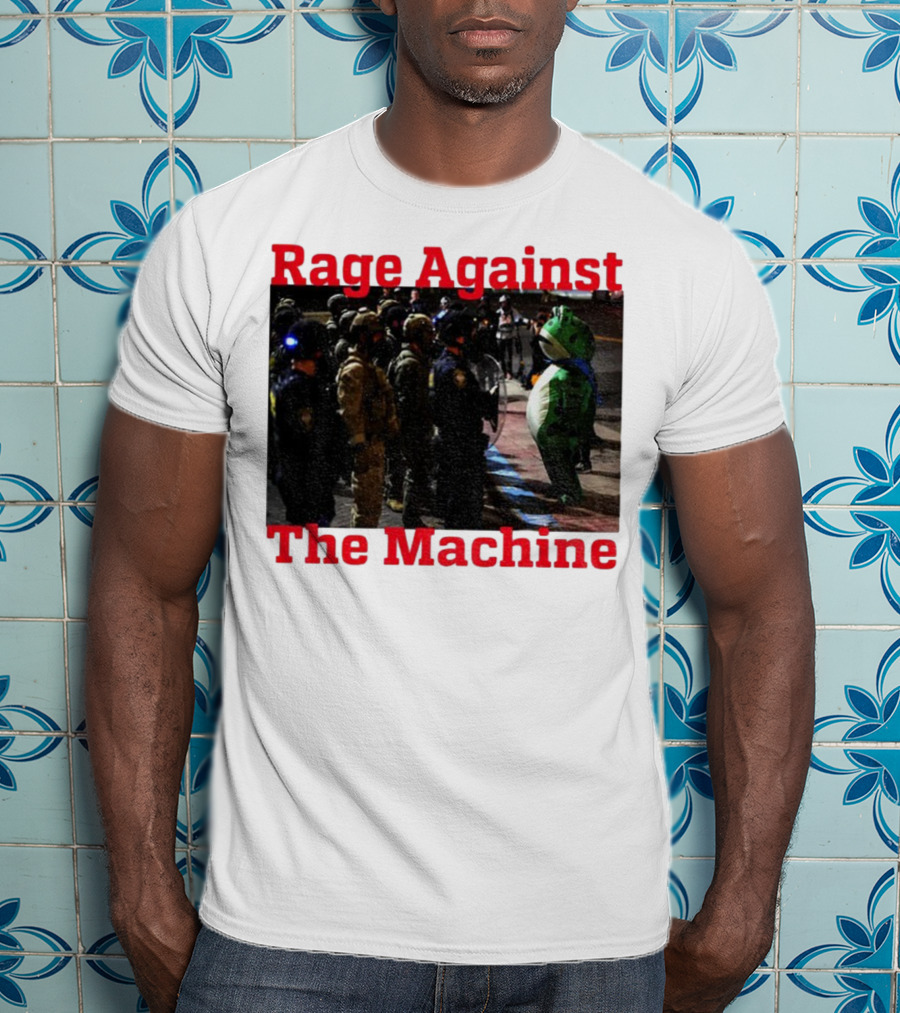 Rage Against The Machine Portland Frog Protest T-Shirt