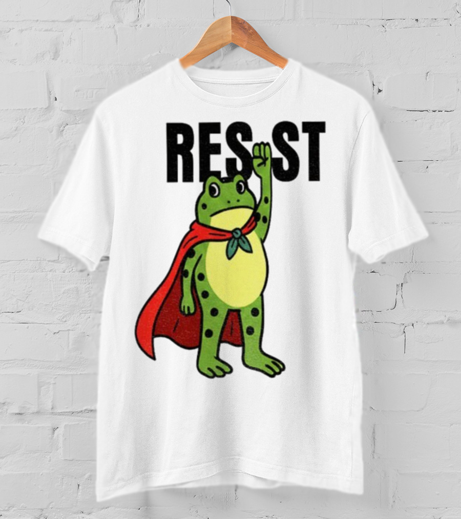 Resist Portland Frog Rage Against Machine Iconic Symbol T-Shirt