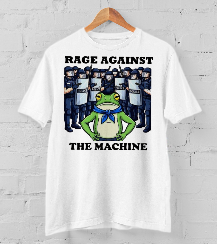 Rage Against The Machine Frog Police Standoff T-Shirt