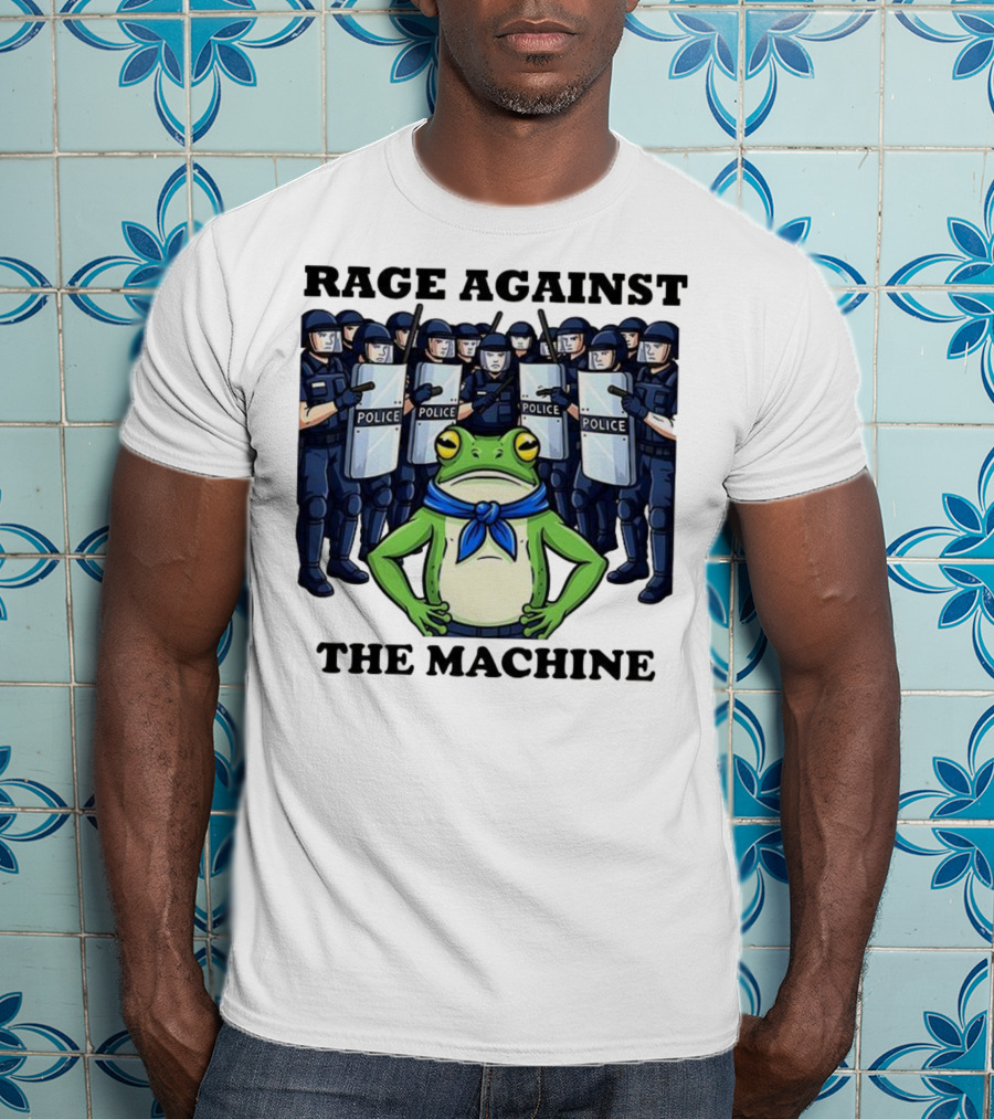 Rage Against The Machine Frog Police Standoff T-Shirt
