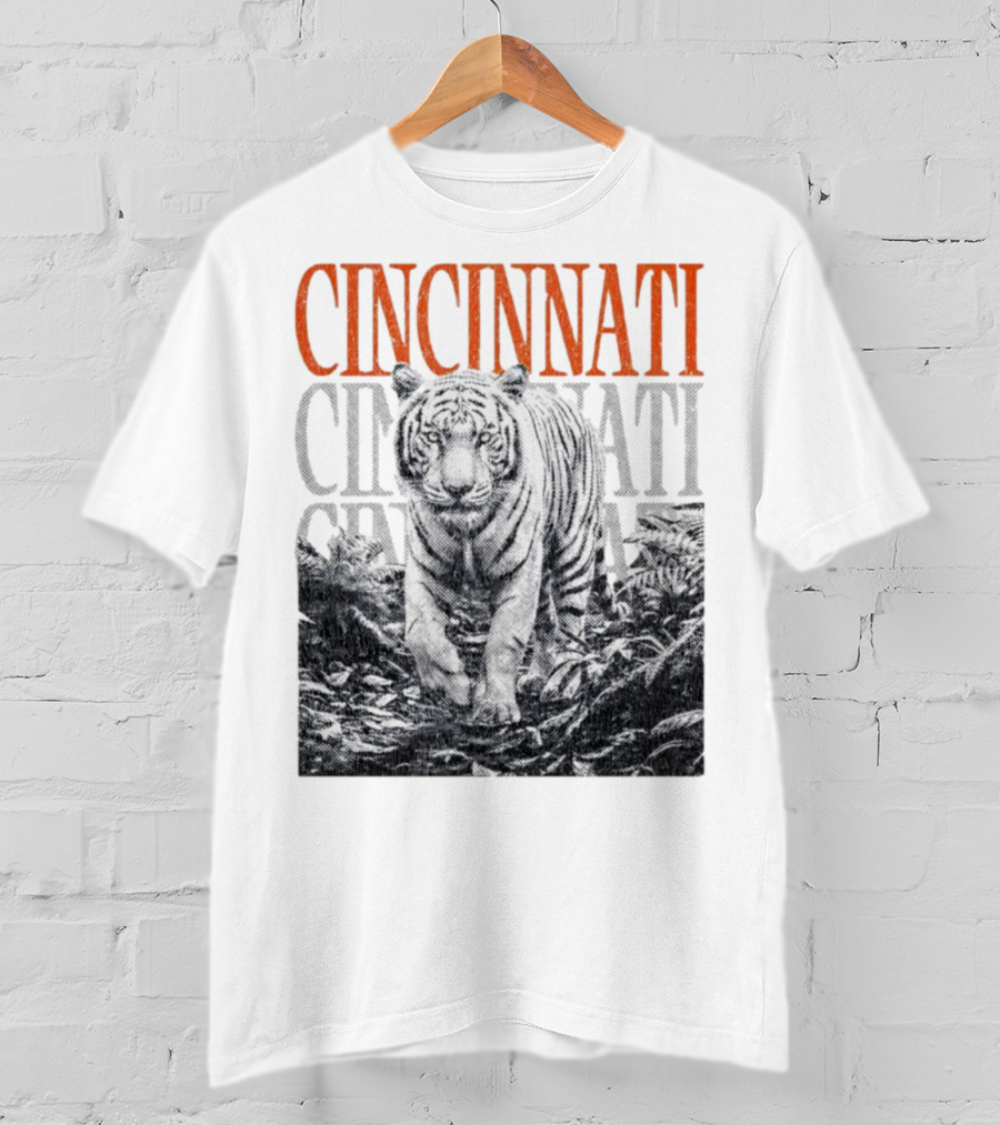 Cincinnati Bengals Tiger Fan Team Spirit T-Shirt