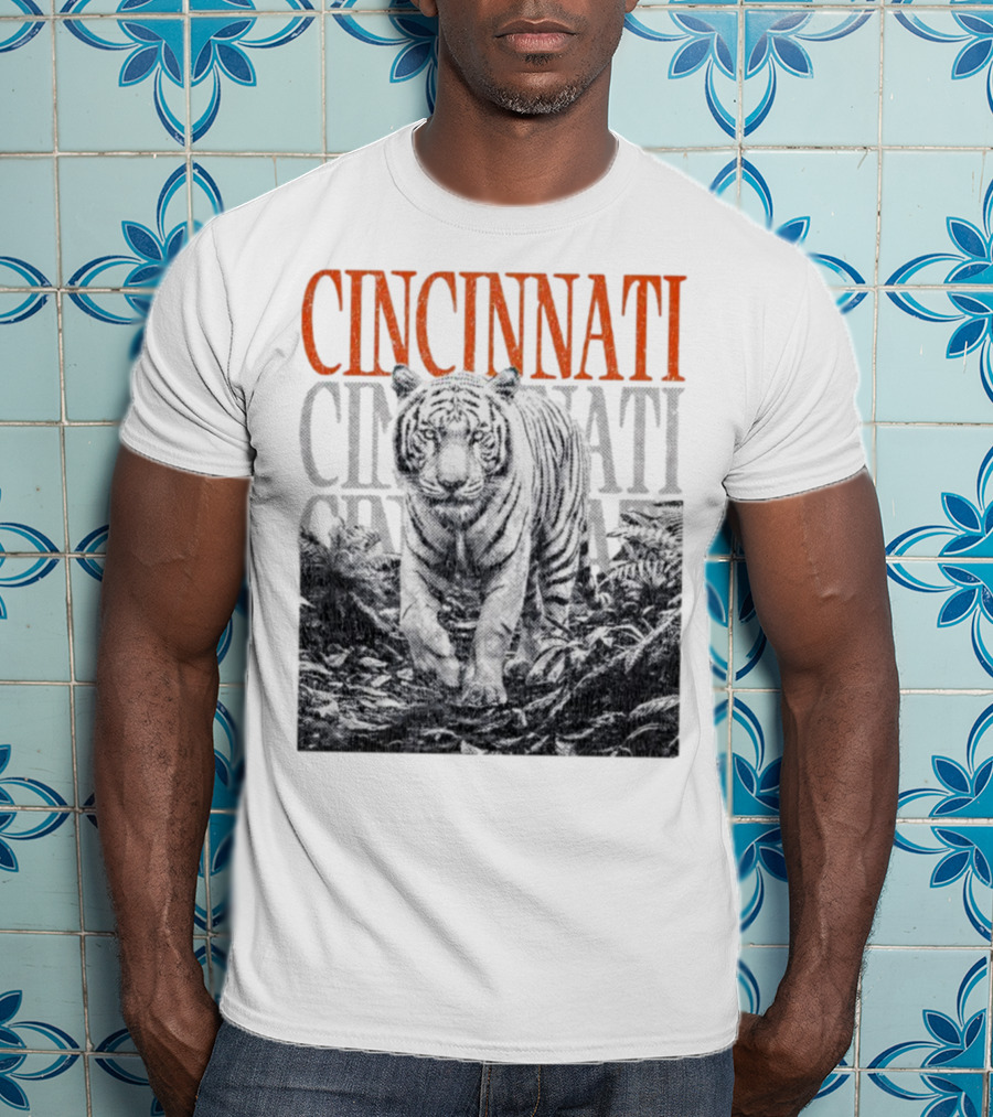 Cincinnati Bengals Tiger Fan Team Spirit T-Shirt