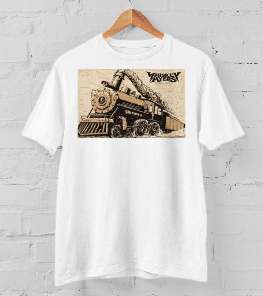 Whiskey Myers Train Greensboro NC October 10 2025 Ramblin' Since 07 T-Shirt