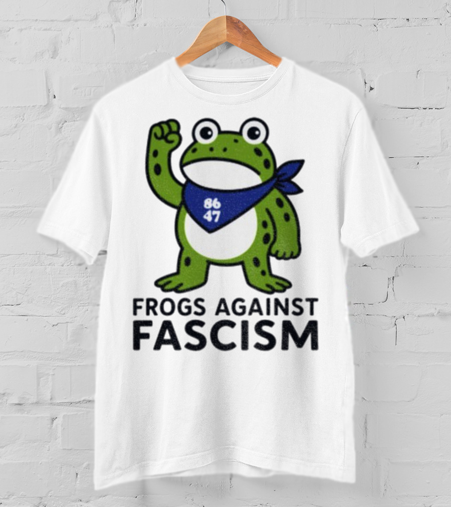 Frogs Against Fascism 86 47 Peaceful Protest Image T-Shirt