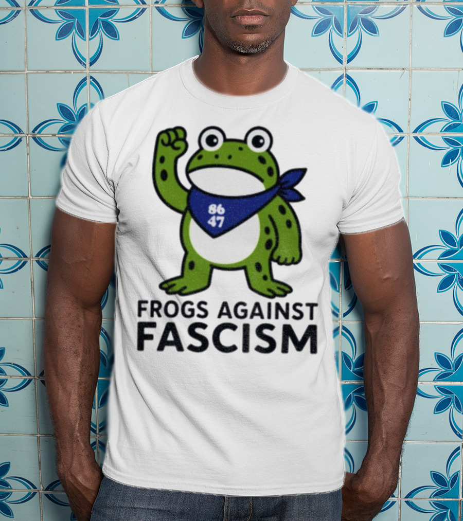 Frogs Against Fascism 86 47 Peaceful Protest Image T-Shirt