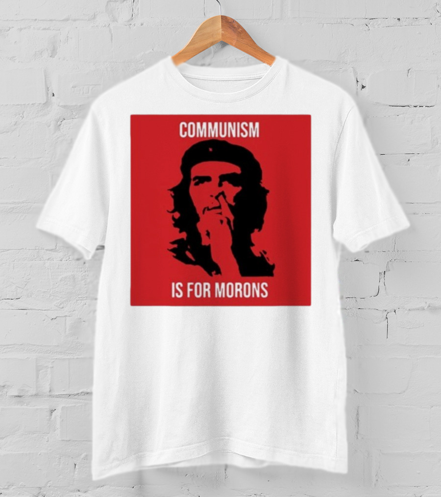 Communism Is For Morons Che Guevara Red T-Shirt