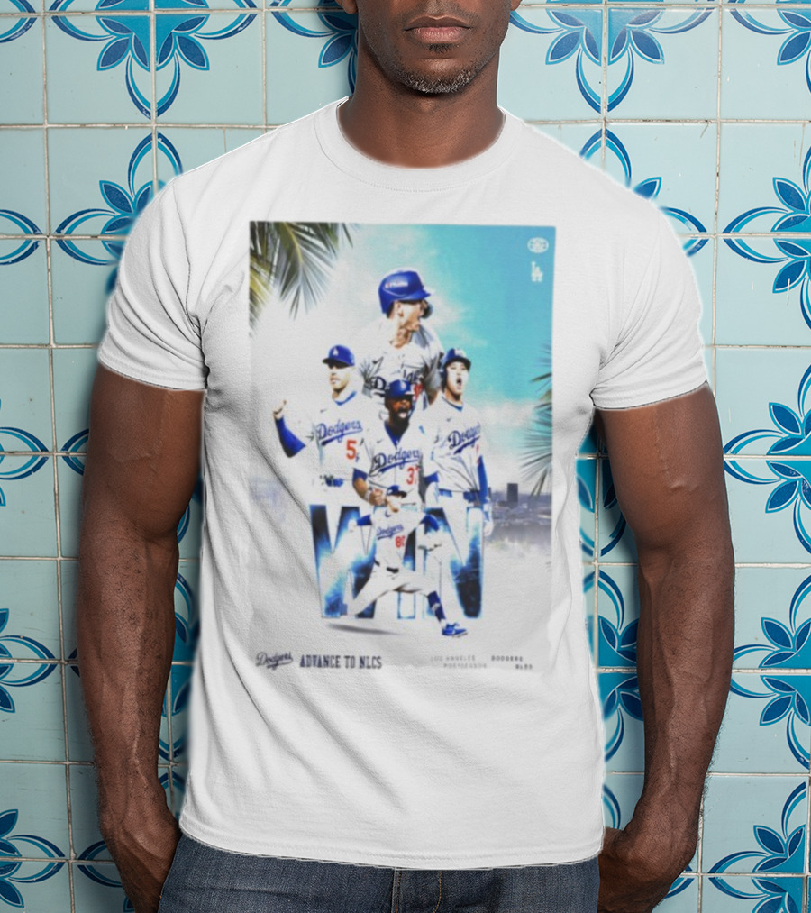Los Angeles Dodgers Advance To 2025 NLCS Victory Celebration T-Shirt