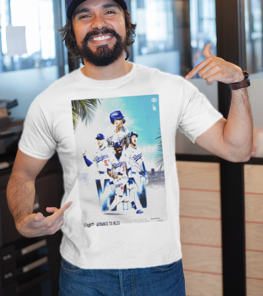 Los Angeles Dodgers Advance To 2025 NLCS Victory Celebration T-Shirt