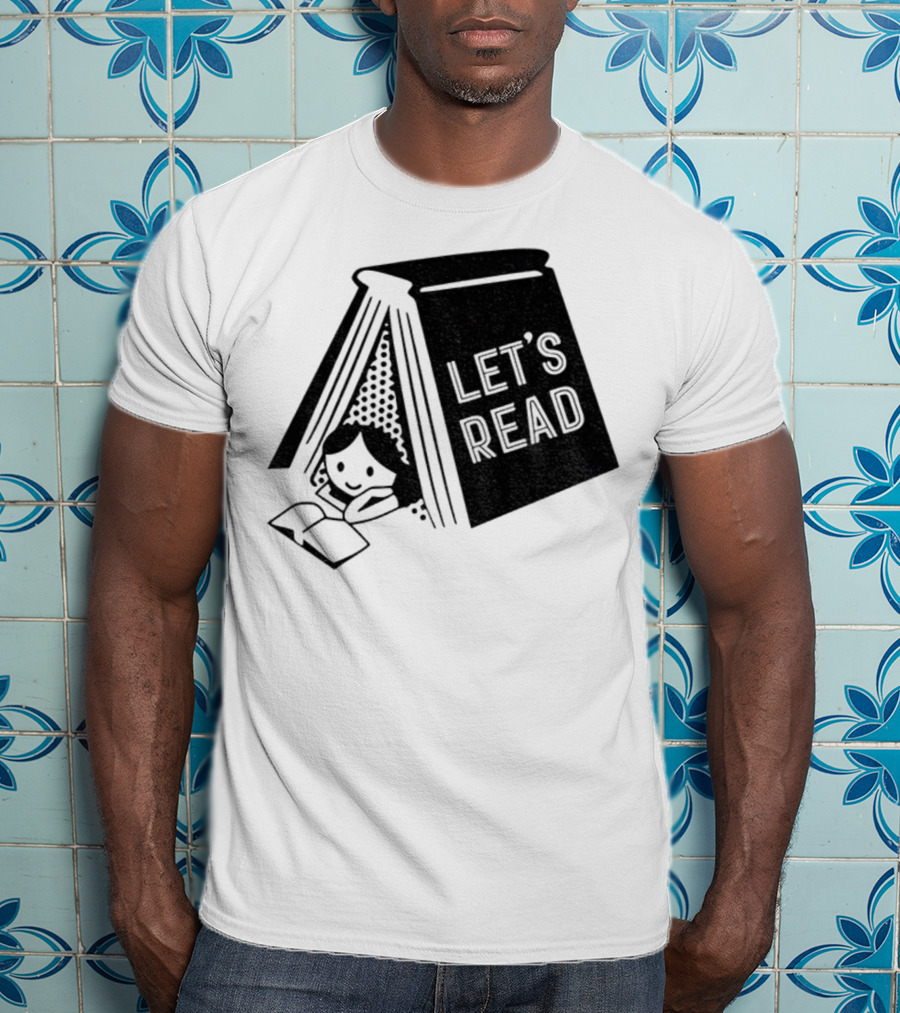 Derek Luh Let’s Read 2025 Book Tent Design T-Shirt