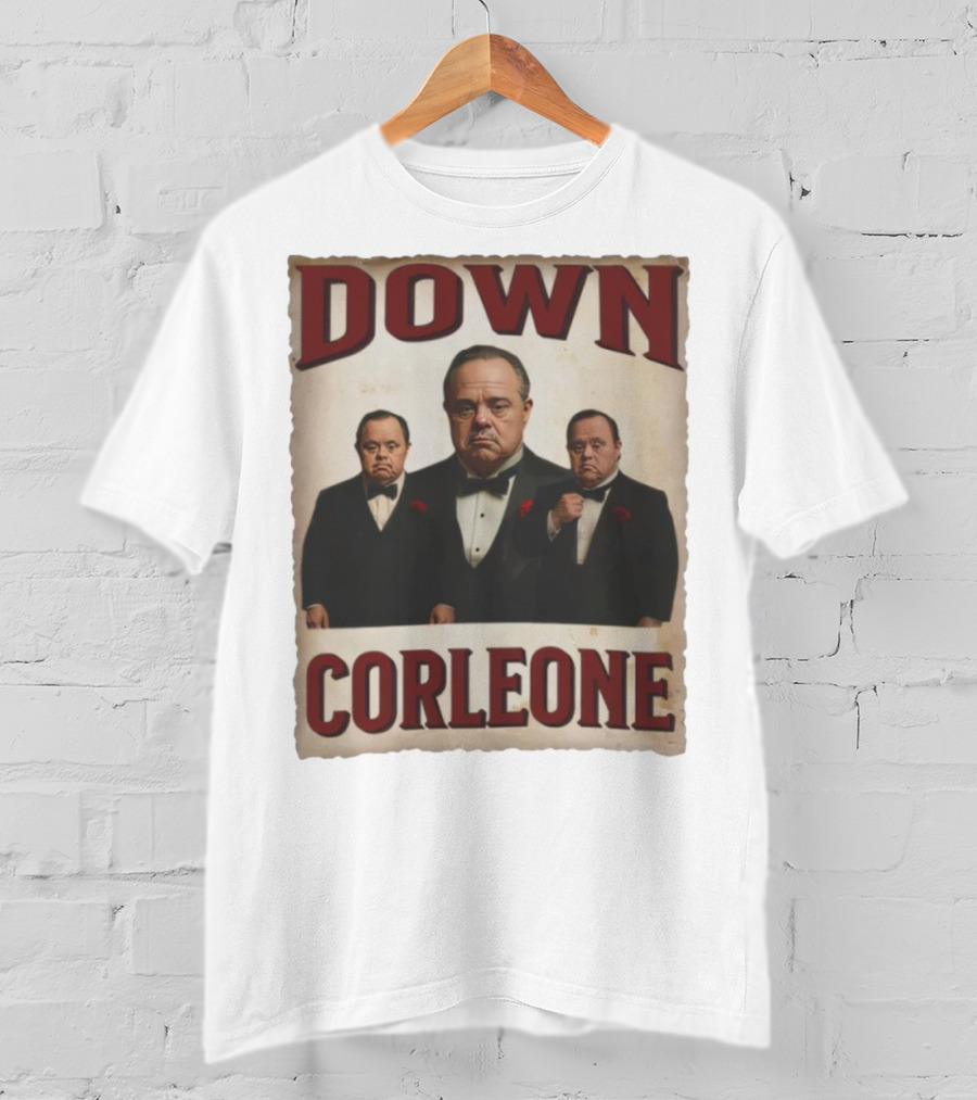 Down Corleone Funny Mafia Parody T-Shirt