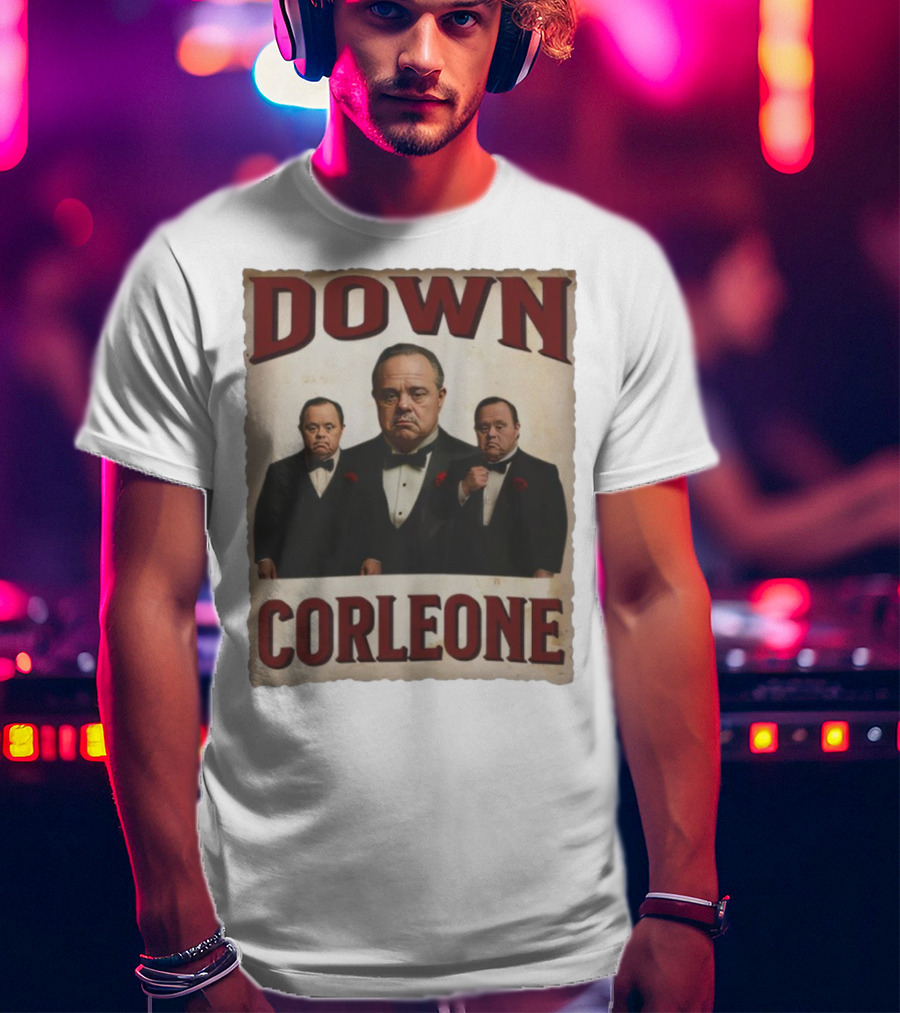 Down Corleone Funny Mafia Parody T-Shirt