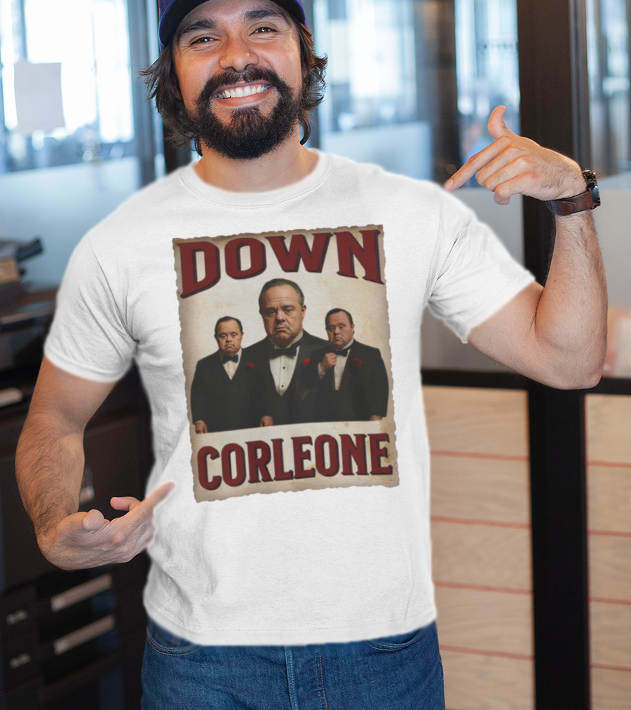 Down Corleone Funny Mafia Parody T-Shirt