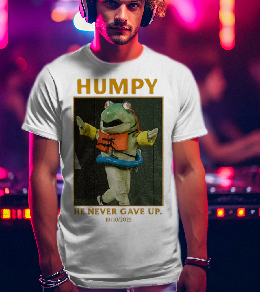 Humpy Salmon He Never Gave Up Seattle Mariners MLB Baseball 10 10 2025 T-Shirt