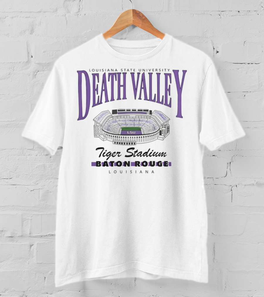 Louisiana State University Death Valley Tiger Stadium Baton Rouge LSU Vintage Classics T-Shirt