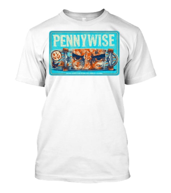 Pennywise Festival Altavoz Medellín CO Octubre 13 2025 Skateboard Art T-Shirt