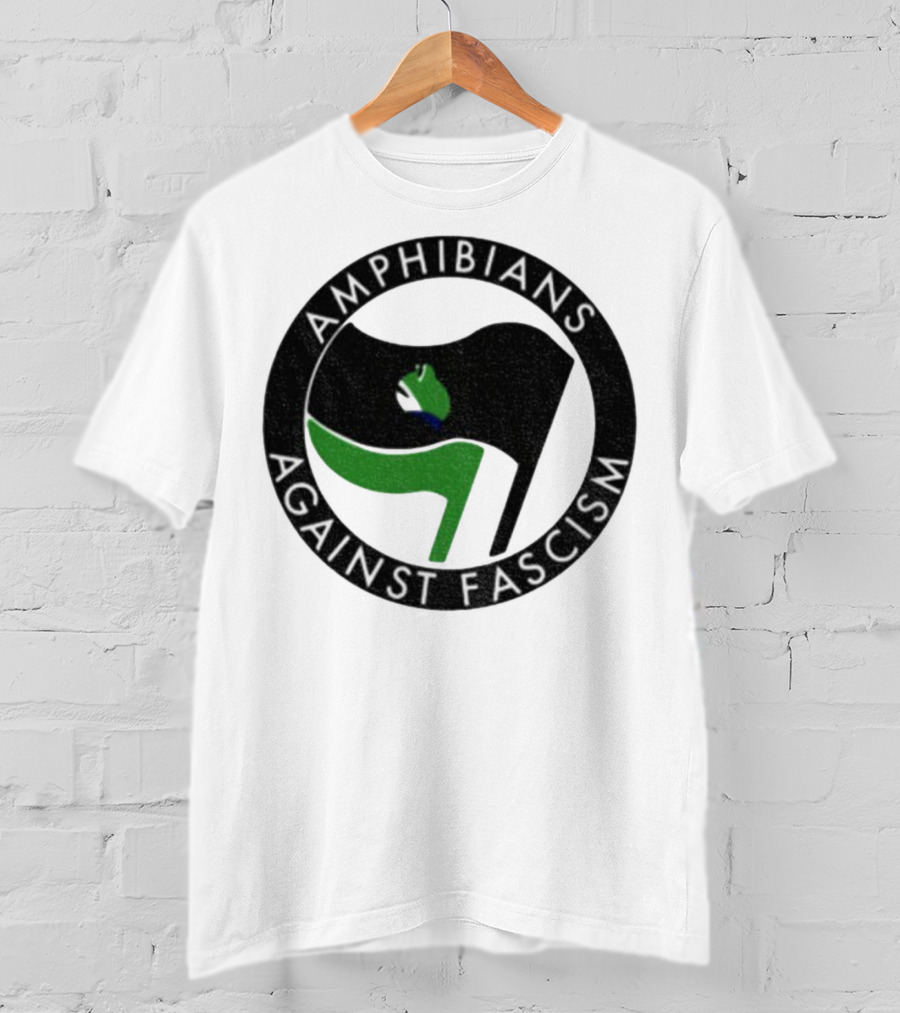 Amphibians Against Fascism Portland Frogs Antifa T-Shirt