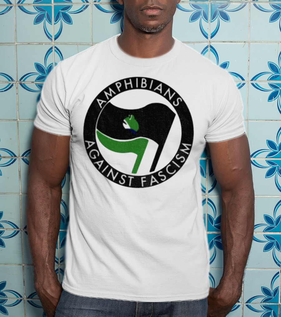 Amphibians Against Fascism Portland Frogs Antifa T-Shirt