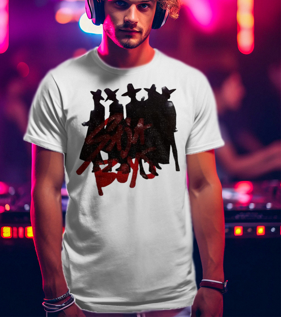 Saja Boys Huntrix Demon Hunter Kpop Vintage Silhouette Design T-Shirt