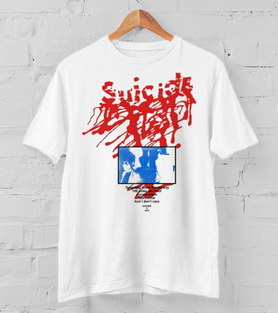Suicide USA Rocket 1977 Speeding Down Skyway 100 Miles Per Hour Gonna Crash T-Shirt