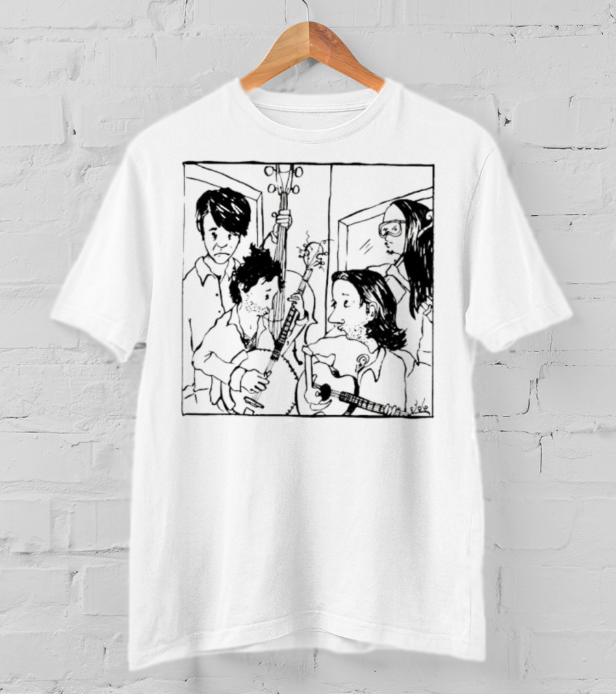 The Avett Brothers Seth Sketch Portrait T-Shirt