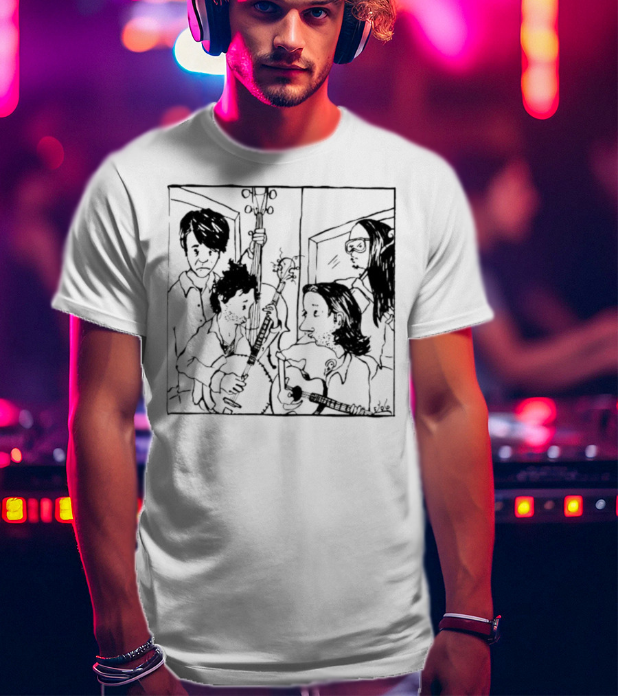The Avett Brothers Seth Sketch Portrait T-Shirt
