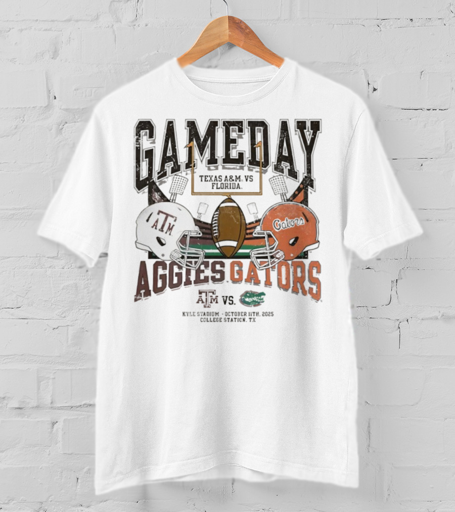Gameday Texas A&M Aggies Vs Florida Gators Kyle Field November 5 2022 College Station TX T-Shirt