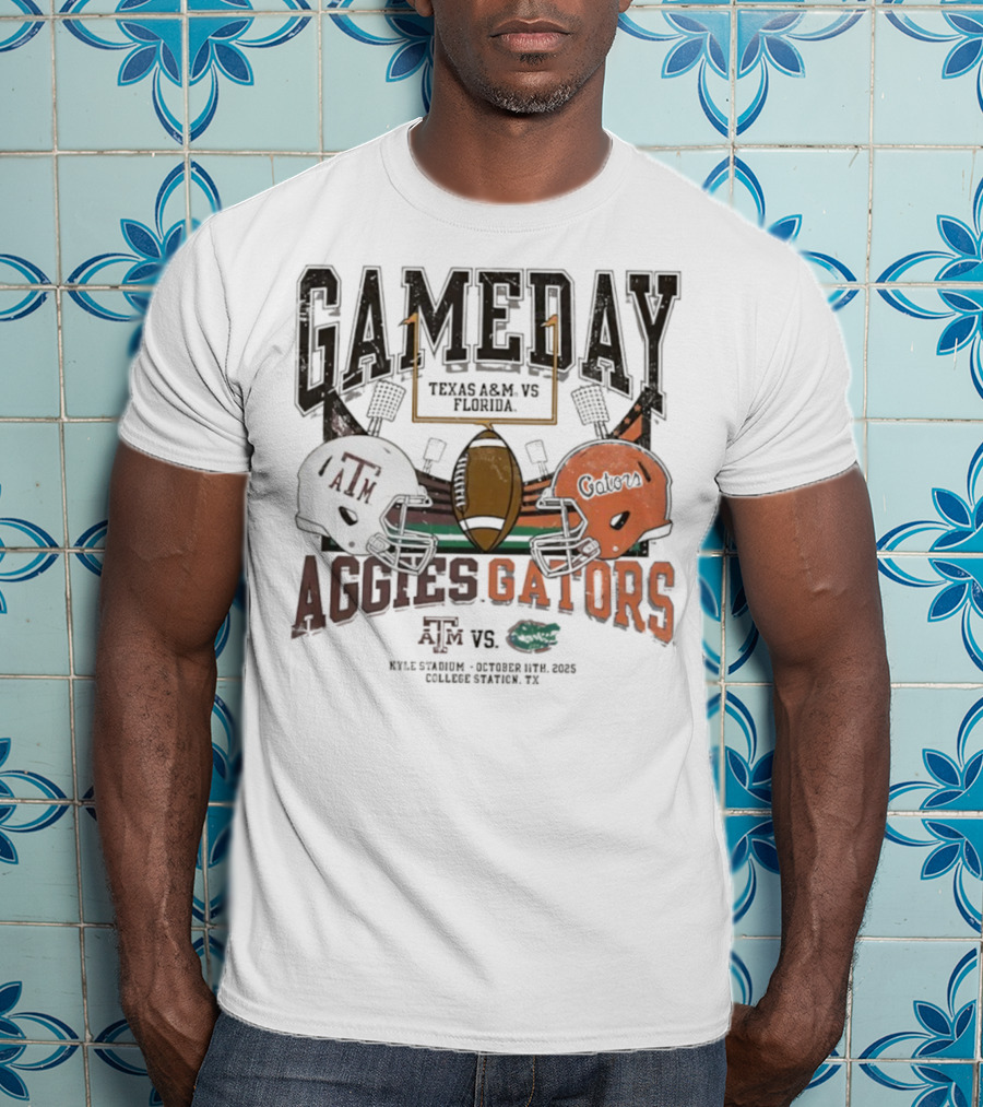 Gameday Texas A&M Aggies Vs Florida Gators Kyle Field November 5 2022 College Station TX T-Shirt