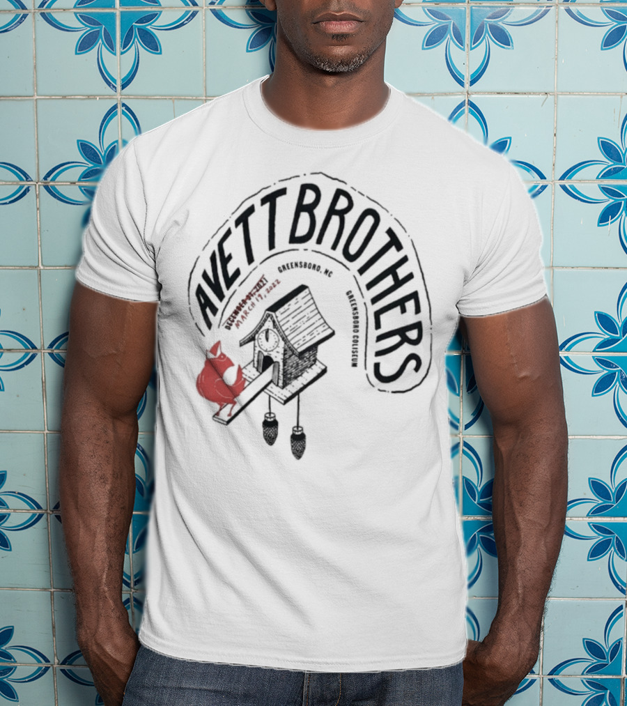 Avett Brothers Greensboro Coliseum NYE 2021 2022 Event Artwork T-Shirt