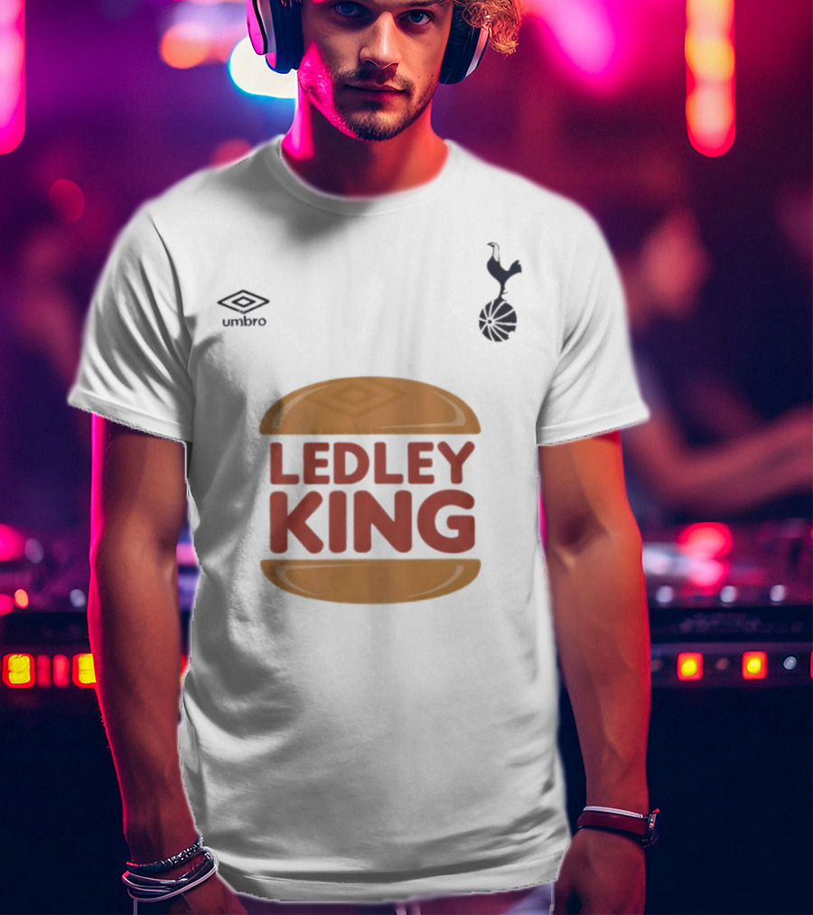 Tottenham Hotspur Umbro Ledley King Burger Logo T-Shirt